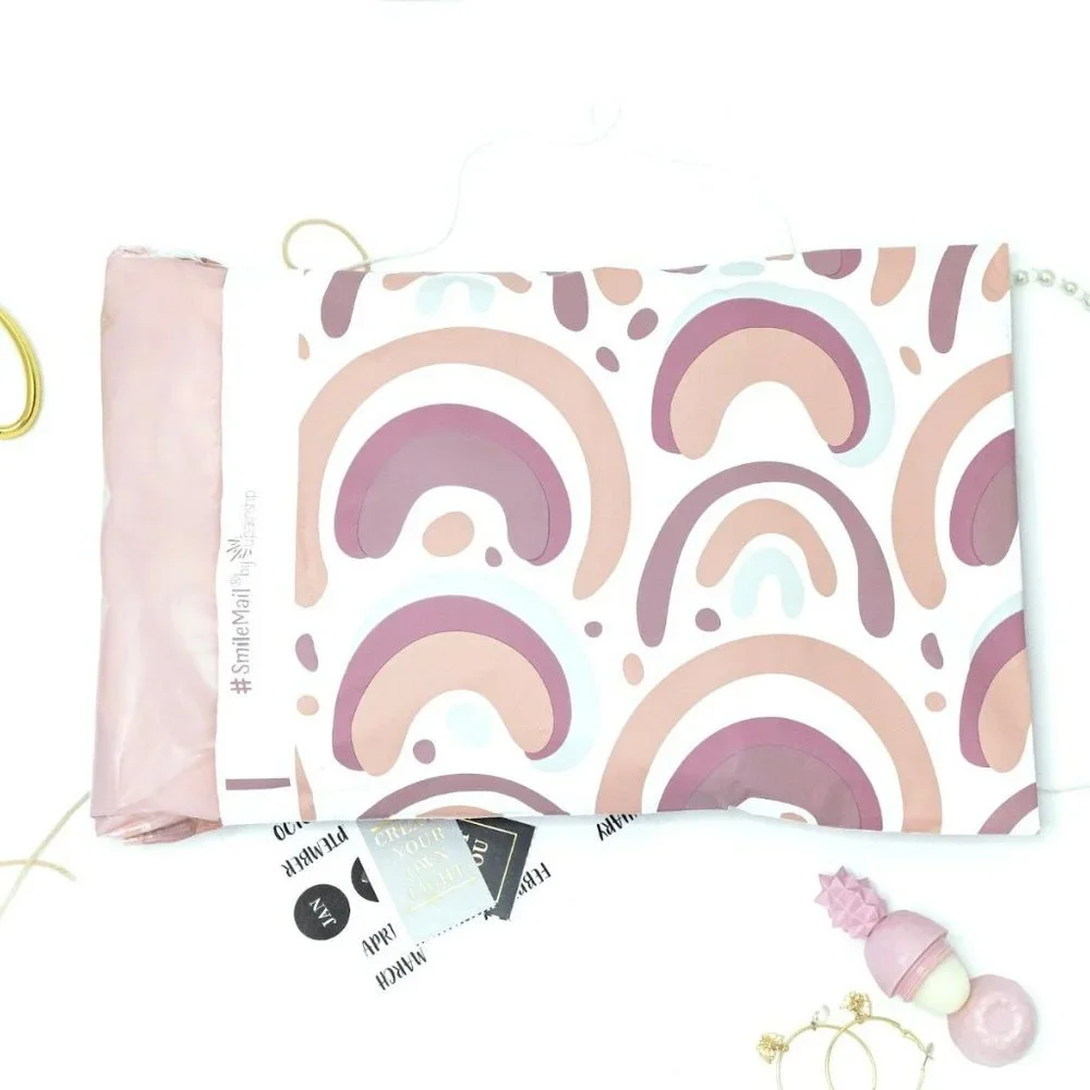 🌈12 pcs- Boho Rainbow Poly Mailers 6